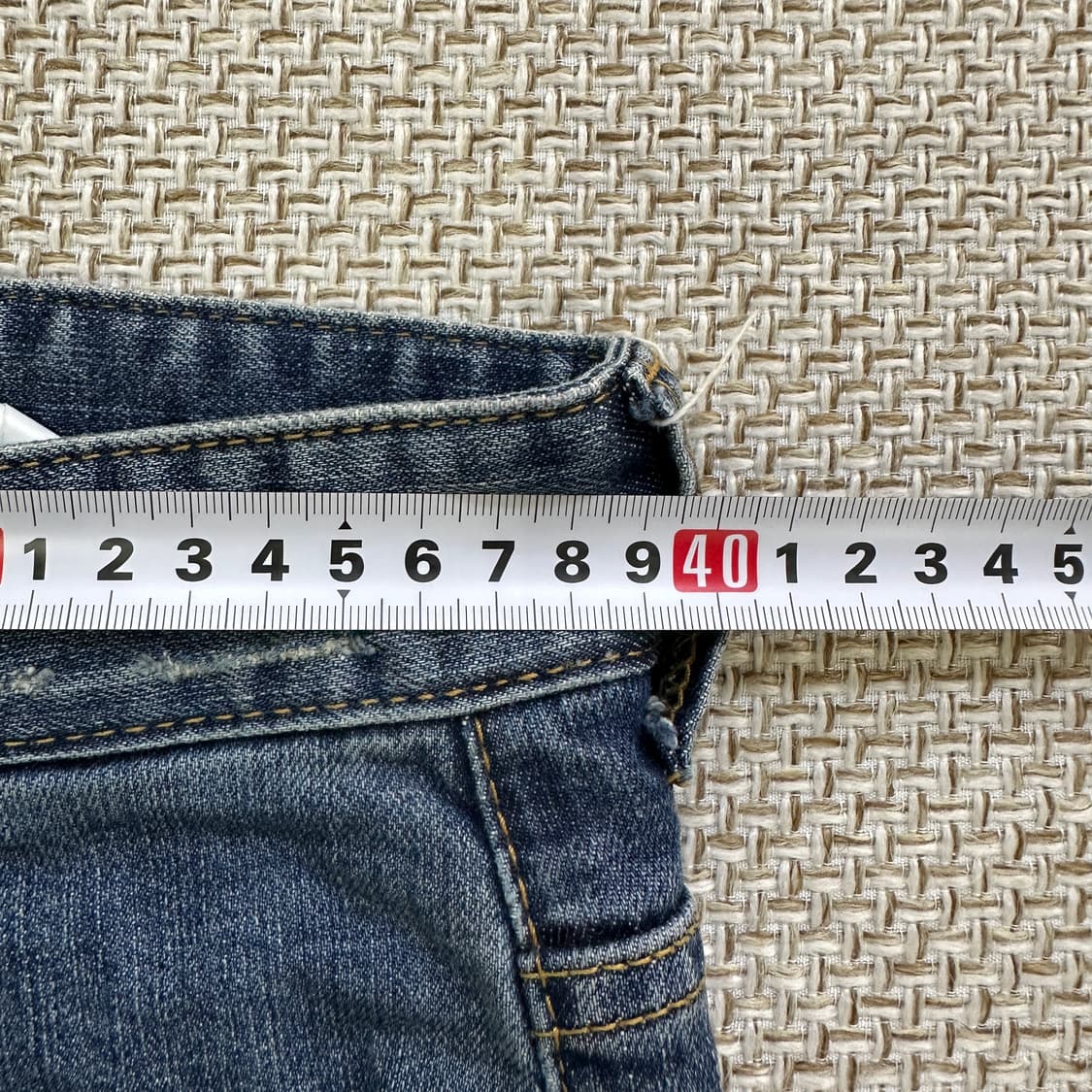 30 플랙 빈티지 워싱 데님 0403D 상품이미지6