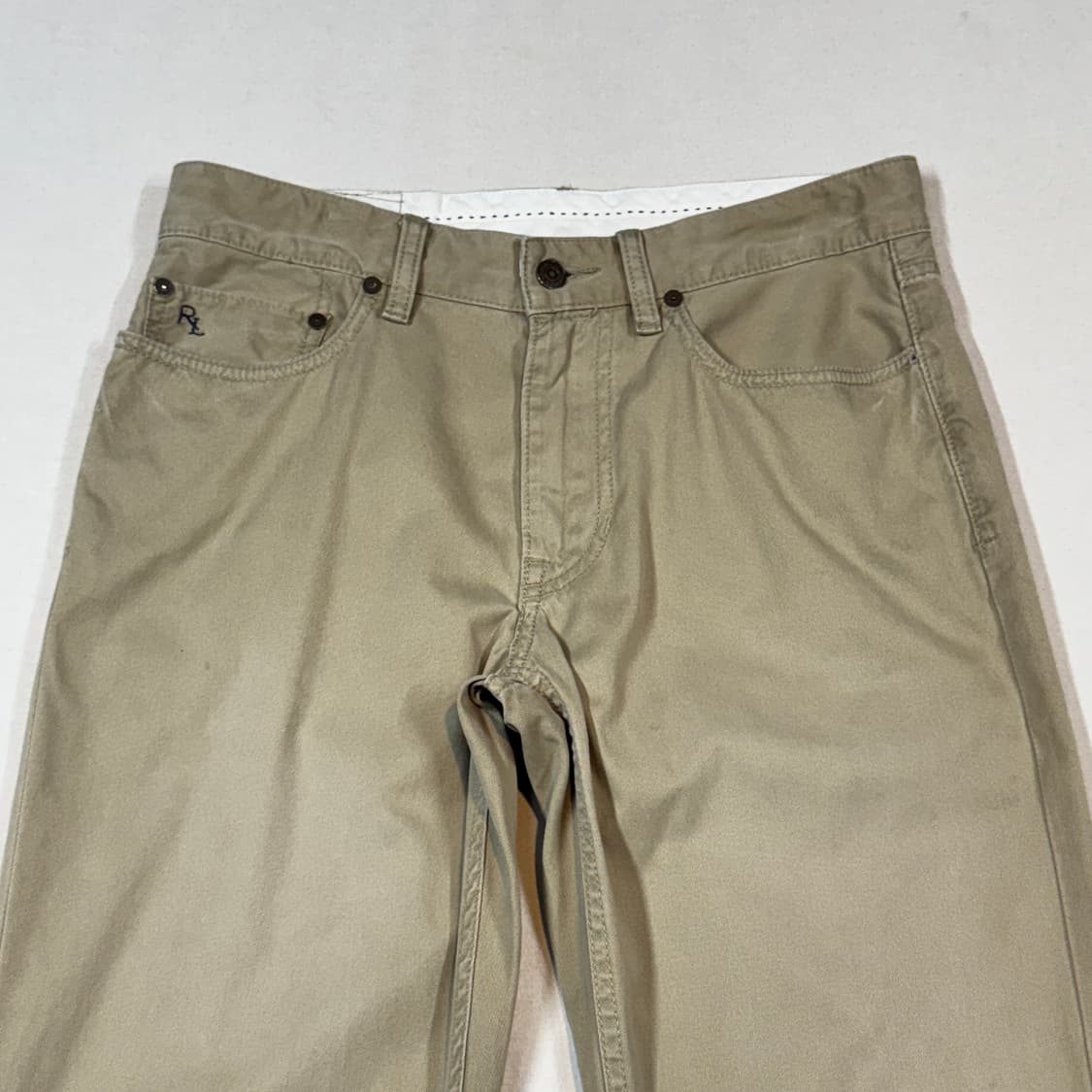 31inch) 폴로 랄프로렌 레더패치 코튼 팬츠 상품이미지5