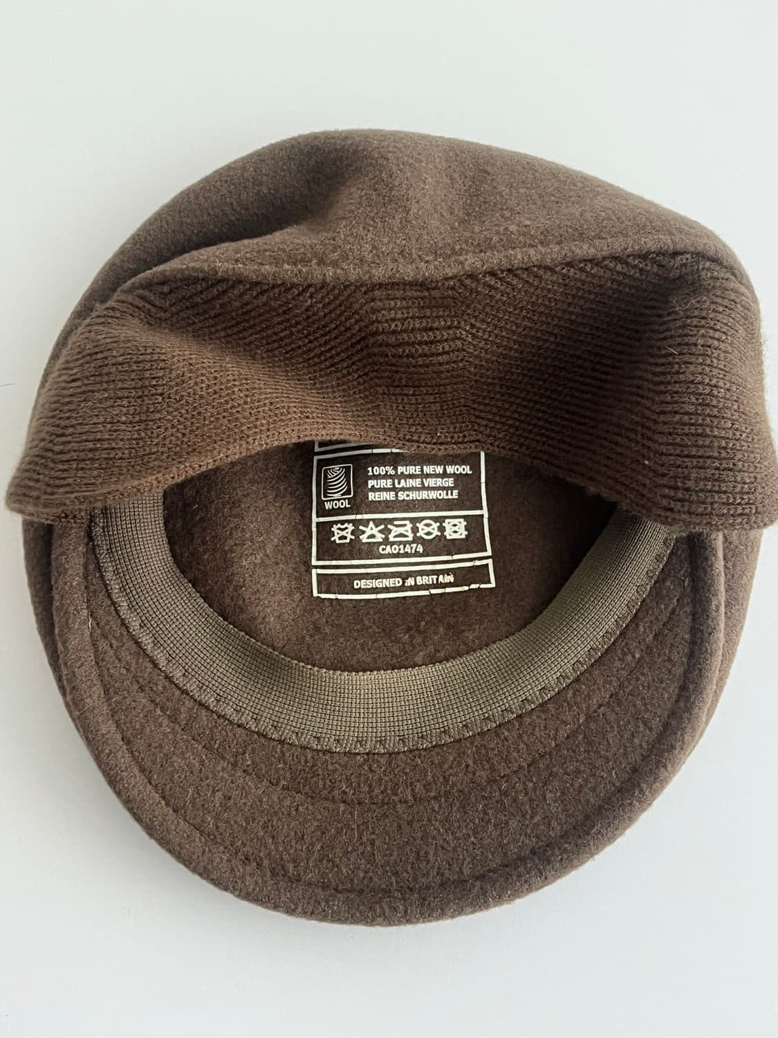L) 캉골 울 100 이어 플랩 헌팅캡 브라운 상품이미지3