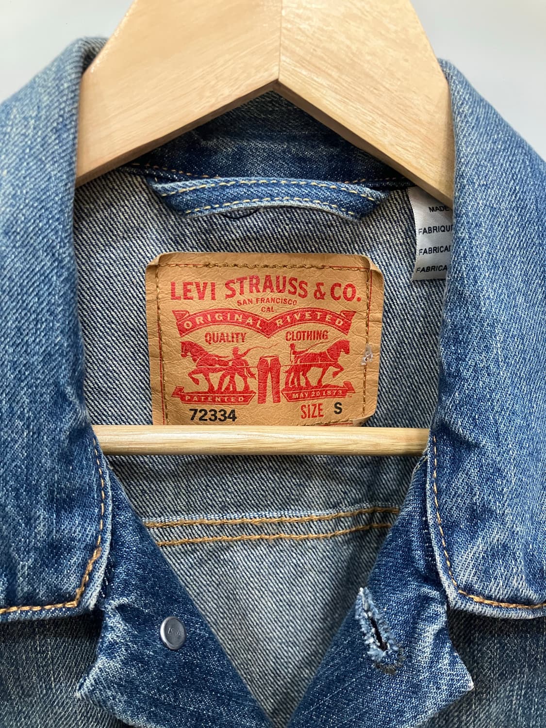 LEVIS 리바이스 워싱데님 트러커자켓 상품이미지3