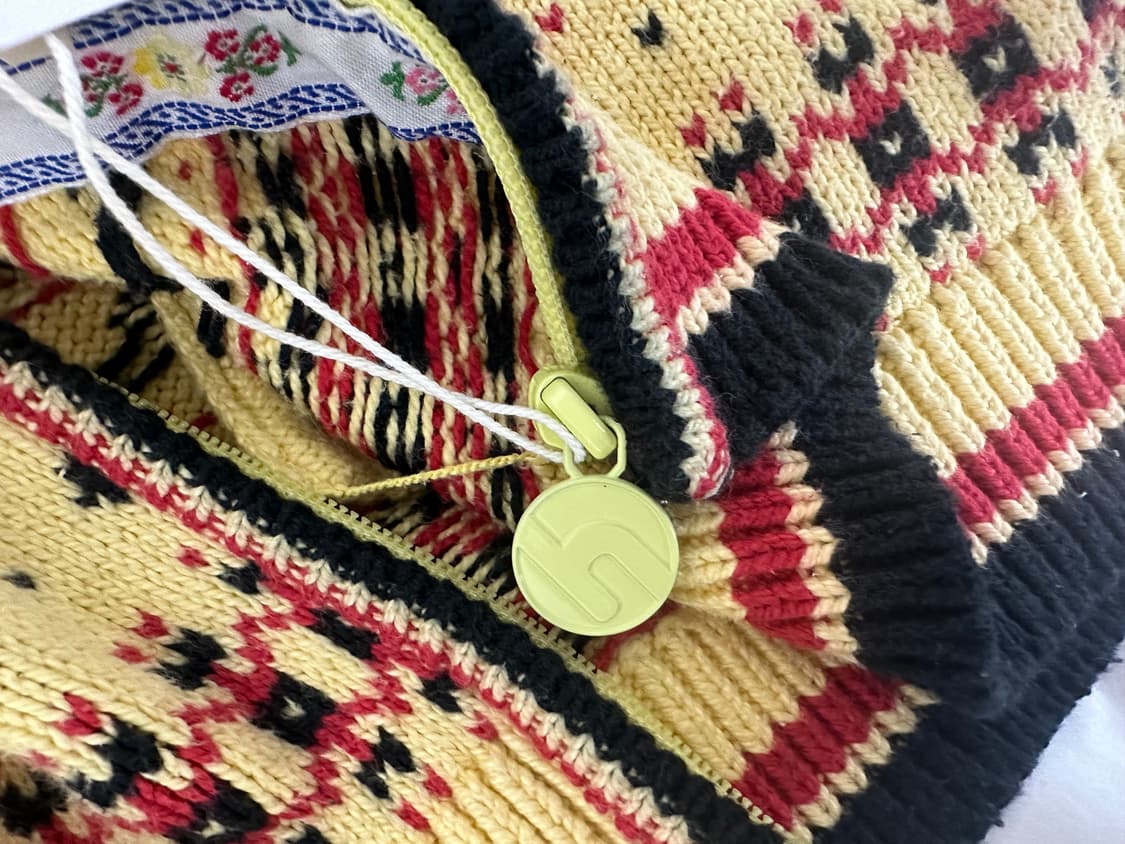 히스테릭 글래머 코위찬 니트집업 상품이미지4