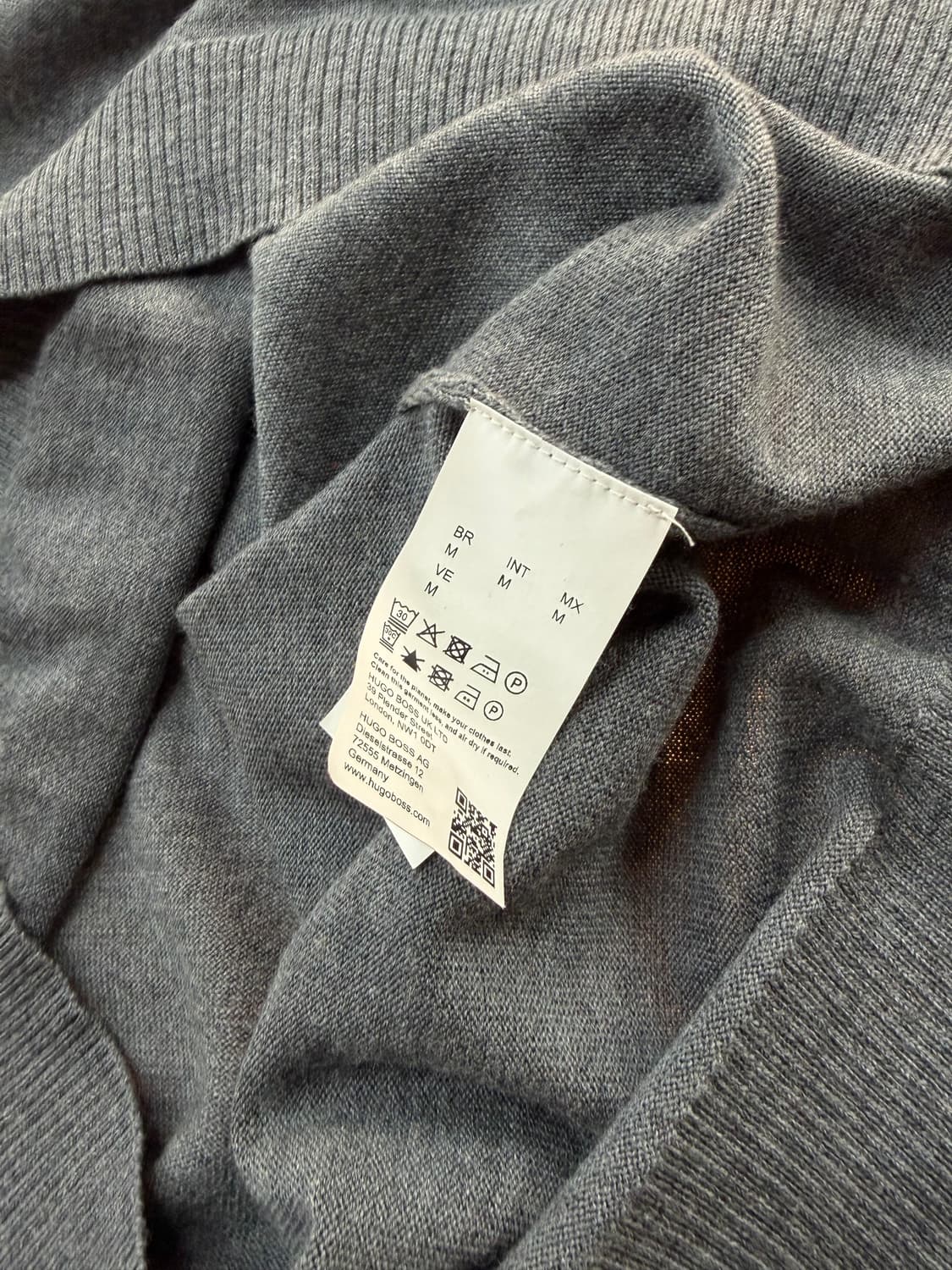 M/ 휴고보스 블랙라벨 로고 인터로크 폴로니트 상품이미지9