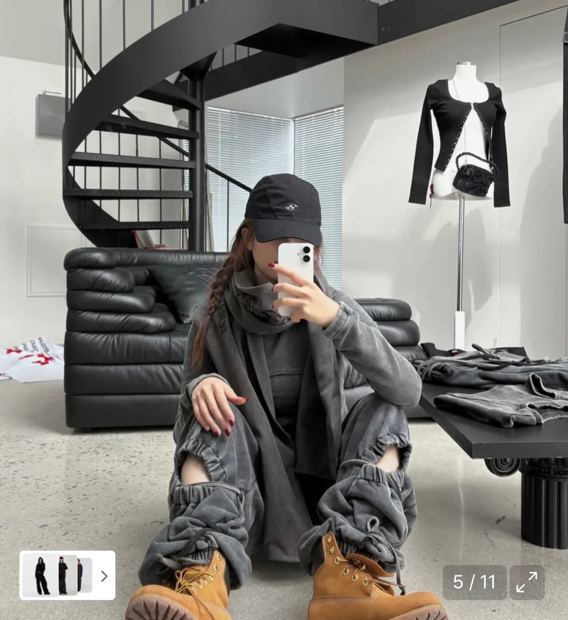 Odor ment hood (+scarf) 상품이미지4