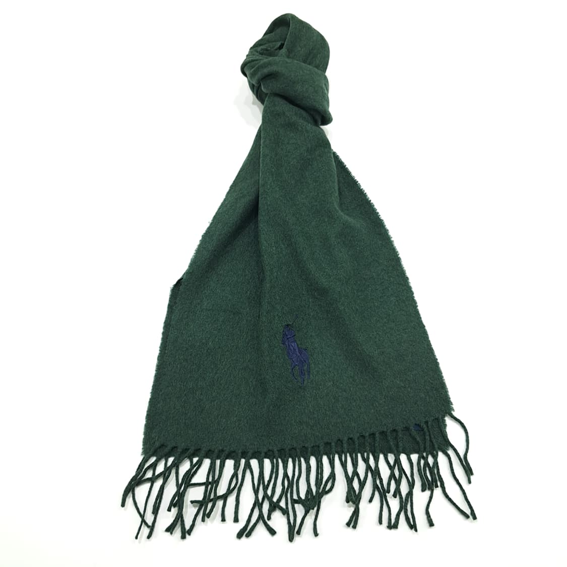 MX272 폴로 랄프로렌 포레스트그린 램스울 목도리 머플러 상품이미지1