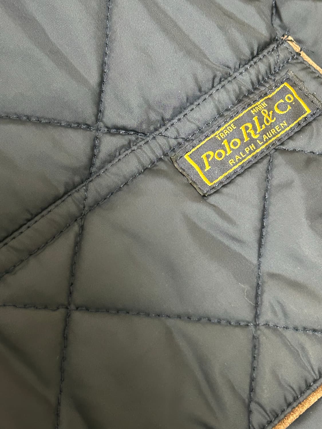 (드라이클리닝완)폴로 랄프로렌 네이비 퀄팅자켓 상품이미지6