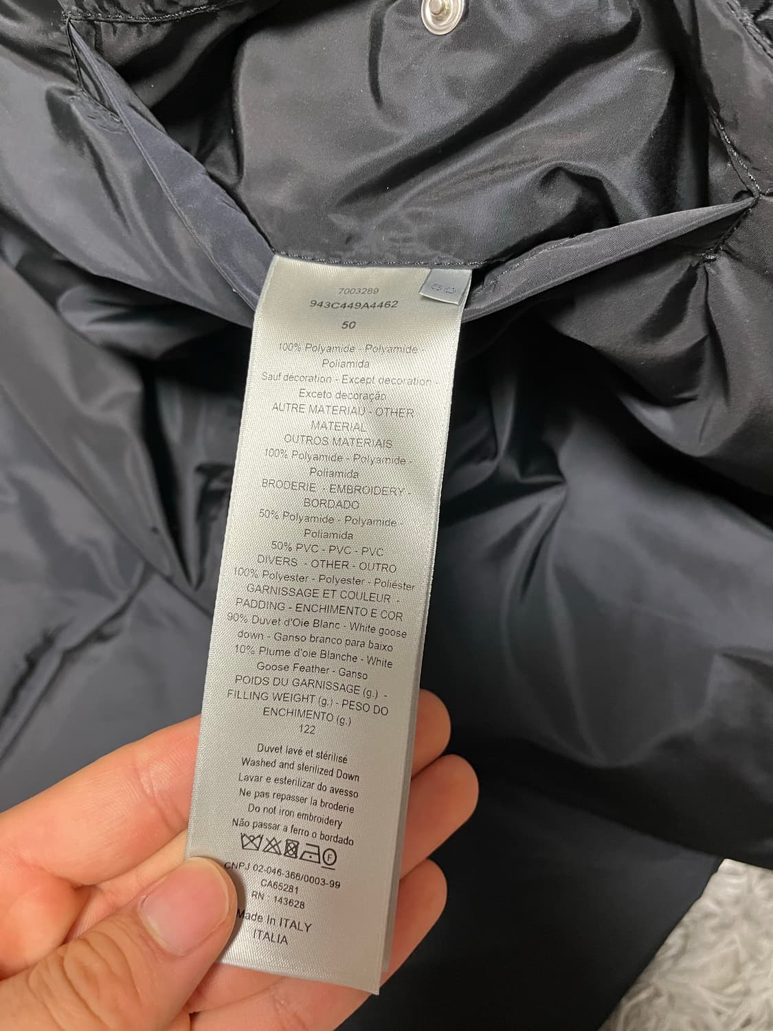 [풀구성/50size] 디올 오블리크 패딩 상품이미지6