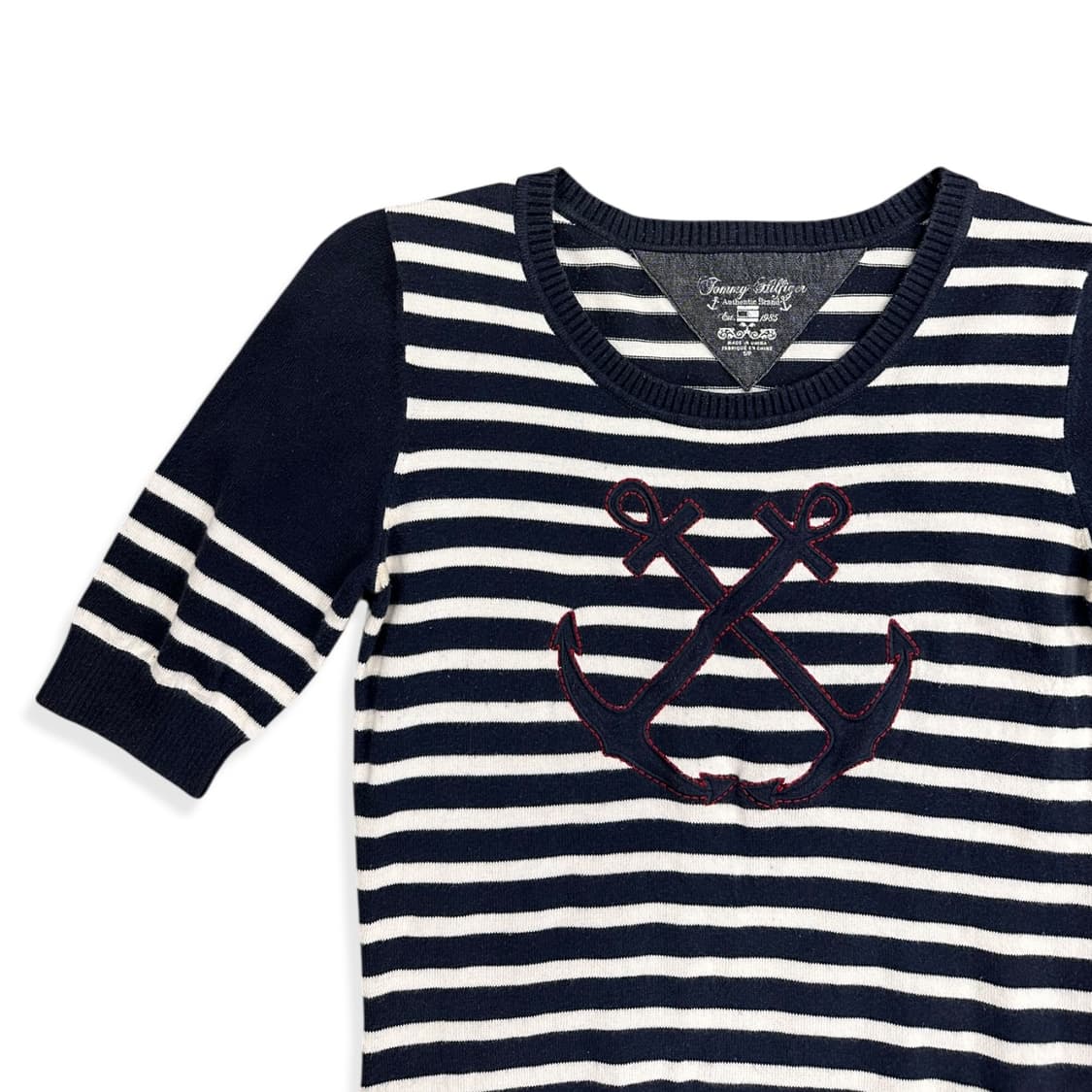 Tommy Hilfiger, Anchor Stripe Knit Top 상품이미지4