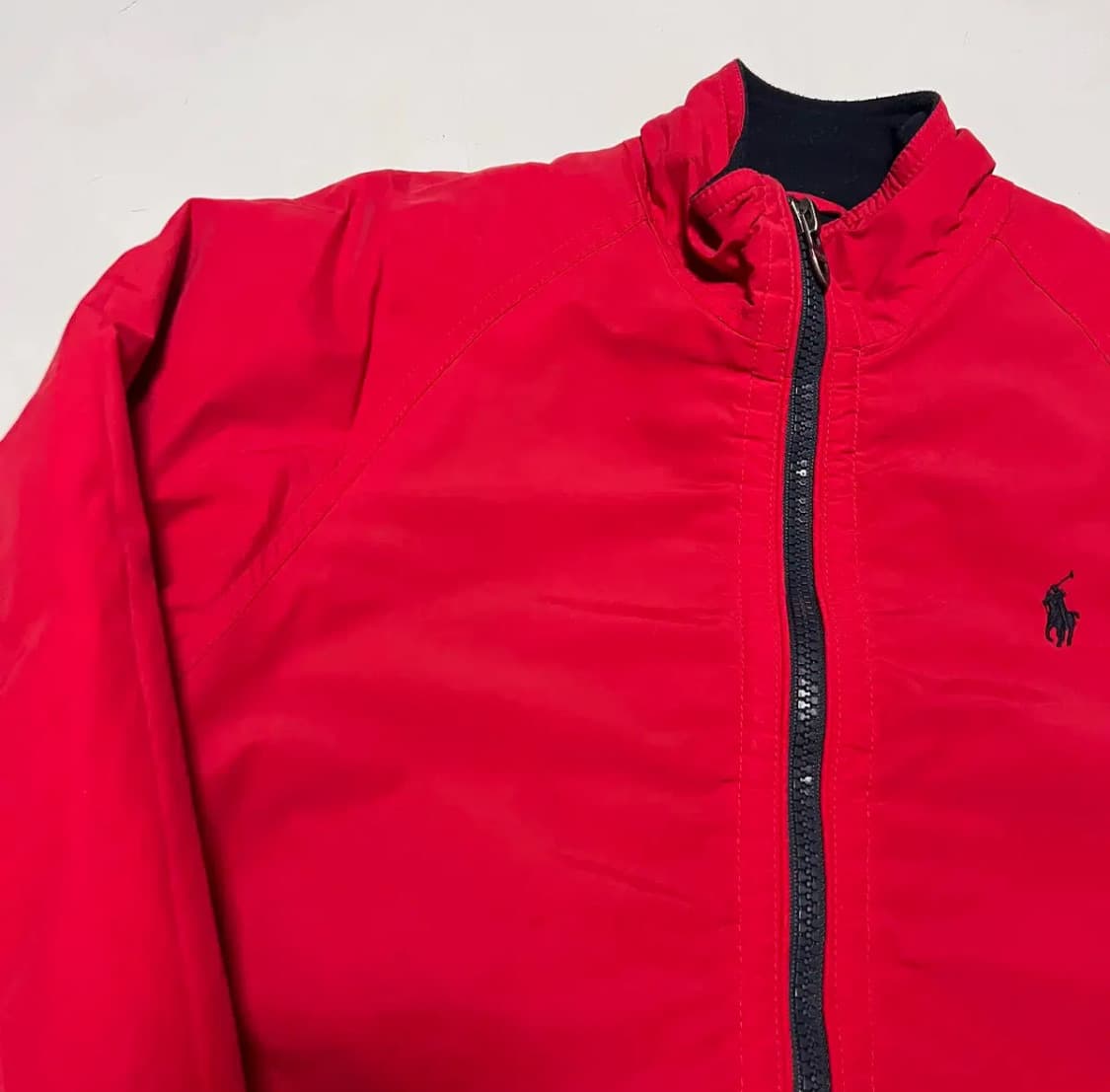 POLO 폴로 기본로고 레드 바라쿠타 블루종자켓(S) 상품이미지2