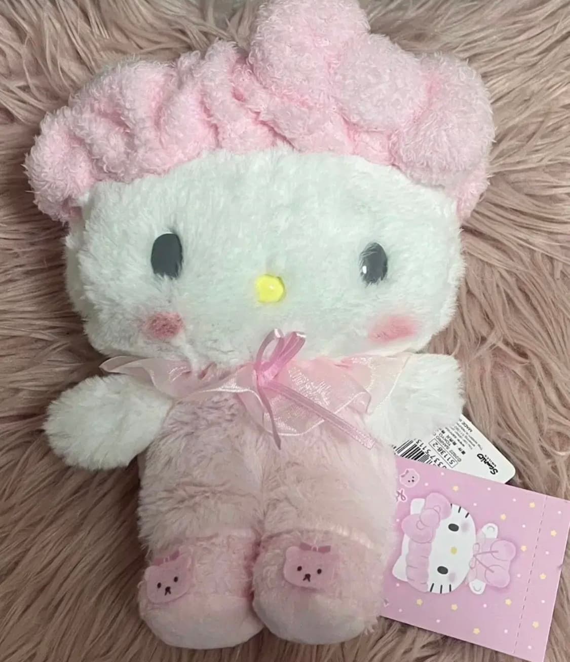 치유 키티 베이비 파자마 일본 한정판 인형 산리오 고전키티 아기 키티 상품이미지1