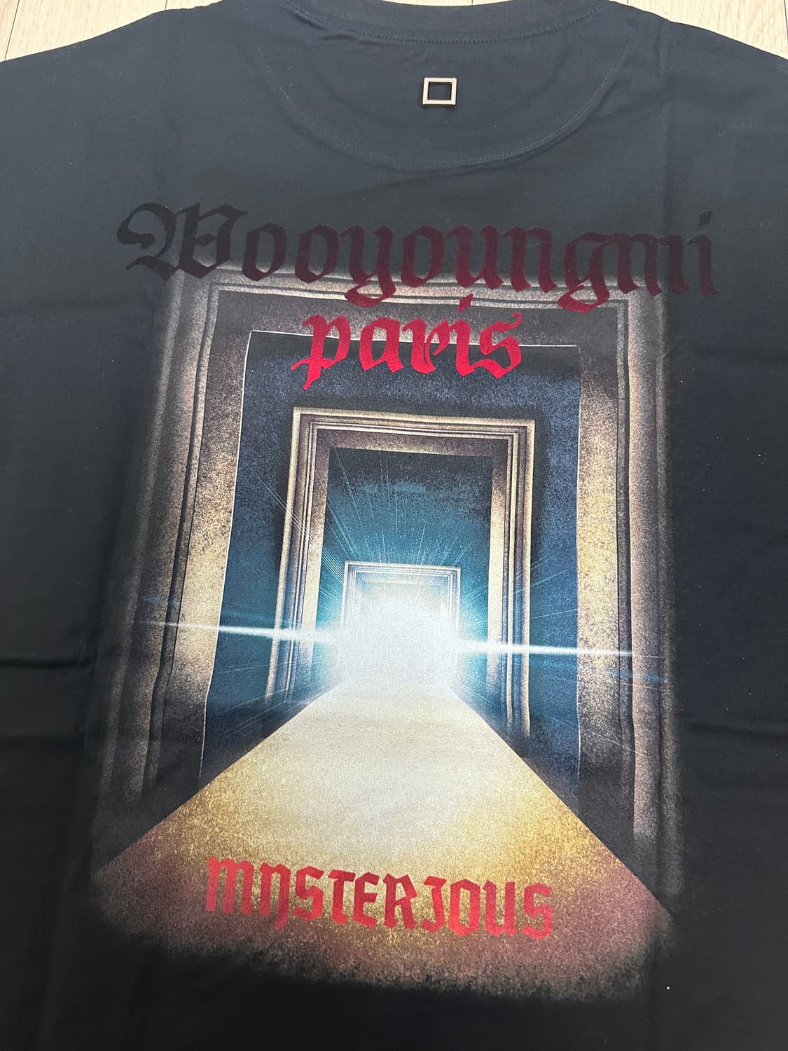 우영미 홀웨이 그래픽 반팔 티셔츠 52(110) 상품이미지3