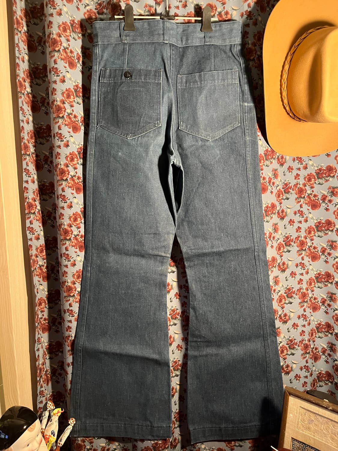 1970s USN 벨보텀 데님 덩가리 상품이미지4