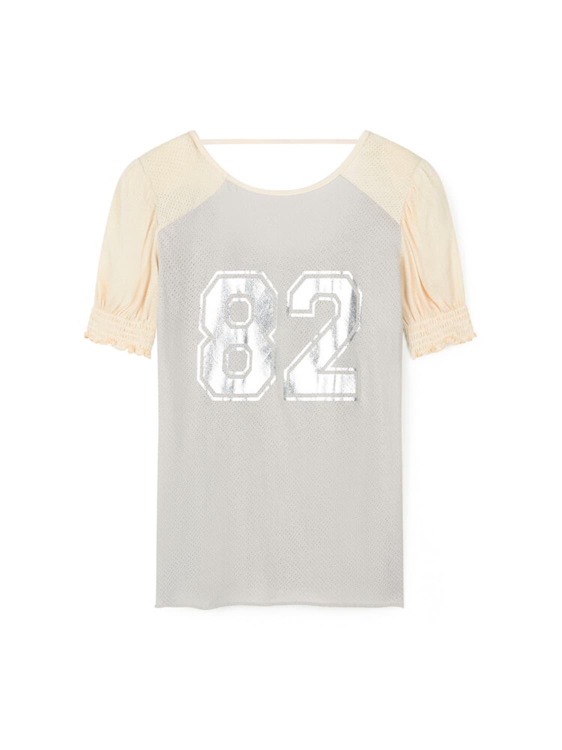 [fa.er.ie] pad shoulder raglan half top 상품이미지1