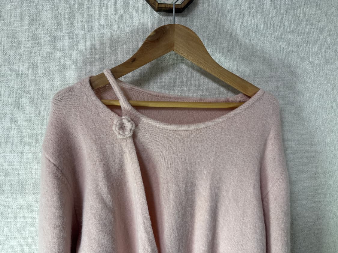 코사지 니트 핑크  상품이미지2