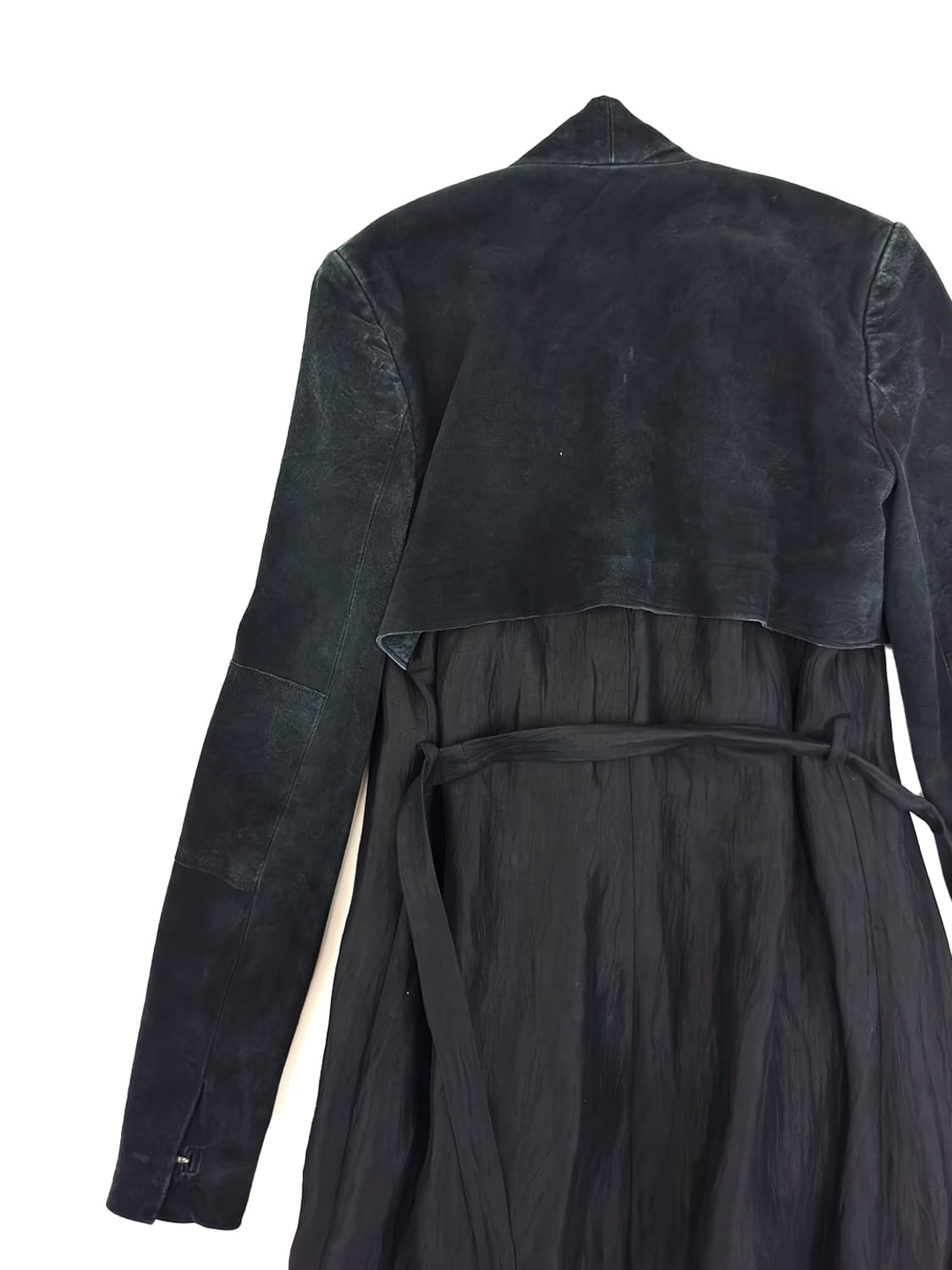 Helmut Lang Draped Suede Coat/ P 상품이미지4