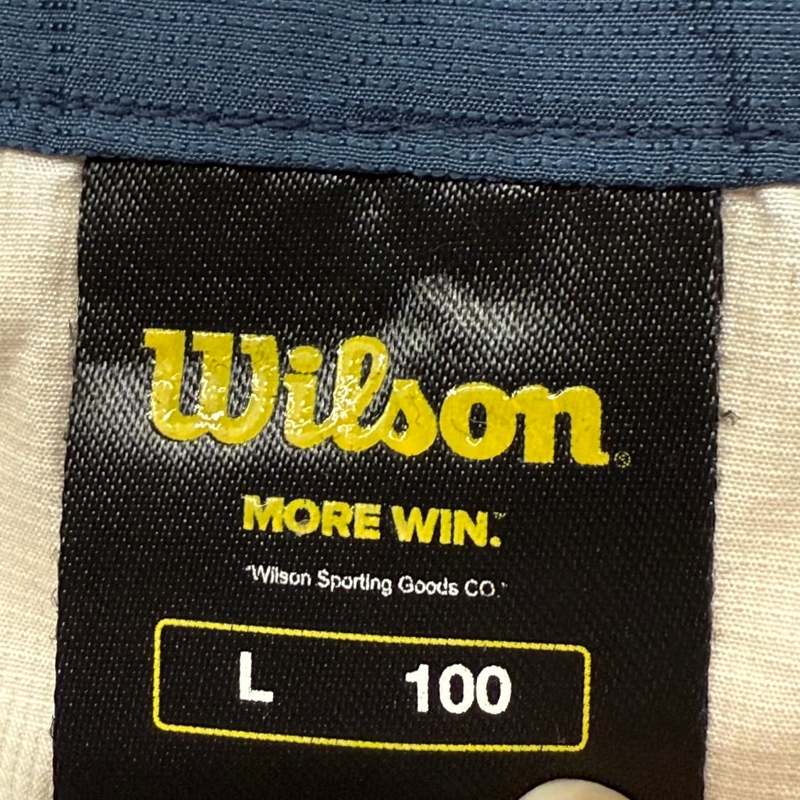 [L] 윌슨 야구 윈드브레이커 화이트 네이비 b18 상품이미지4