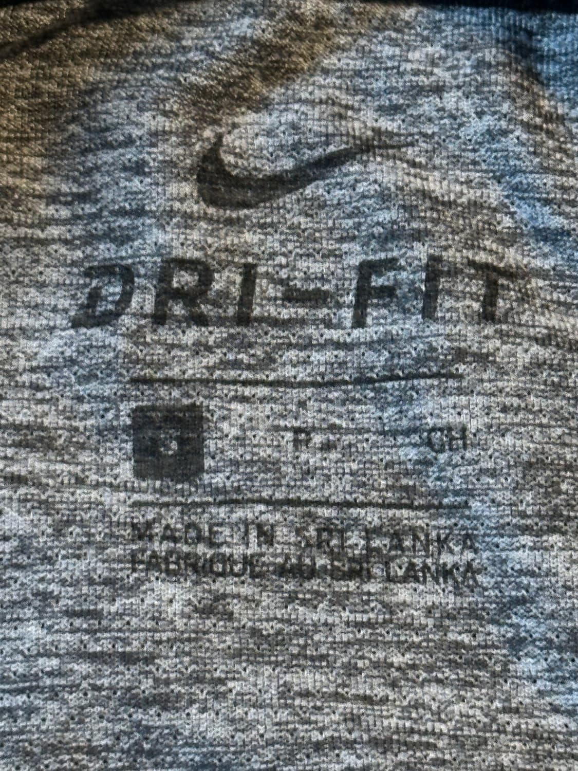 나이키 NIKE 드라이핏 스우시 기능성 반집업 긴팔 티셔츠 그레이 상품이미지5