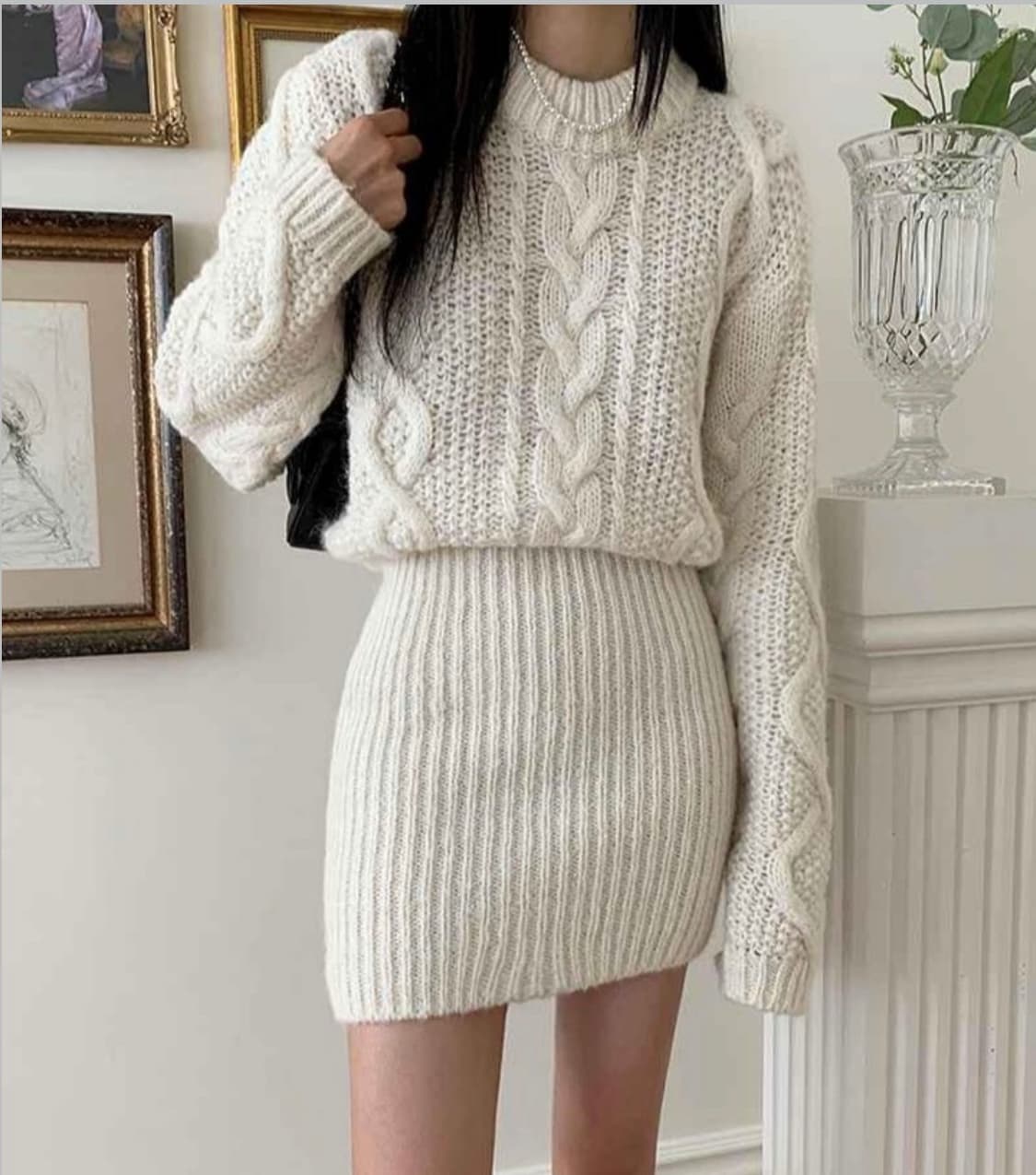 새상품) 제이키치 알파카 니트원피스 상품이미지1