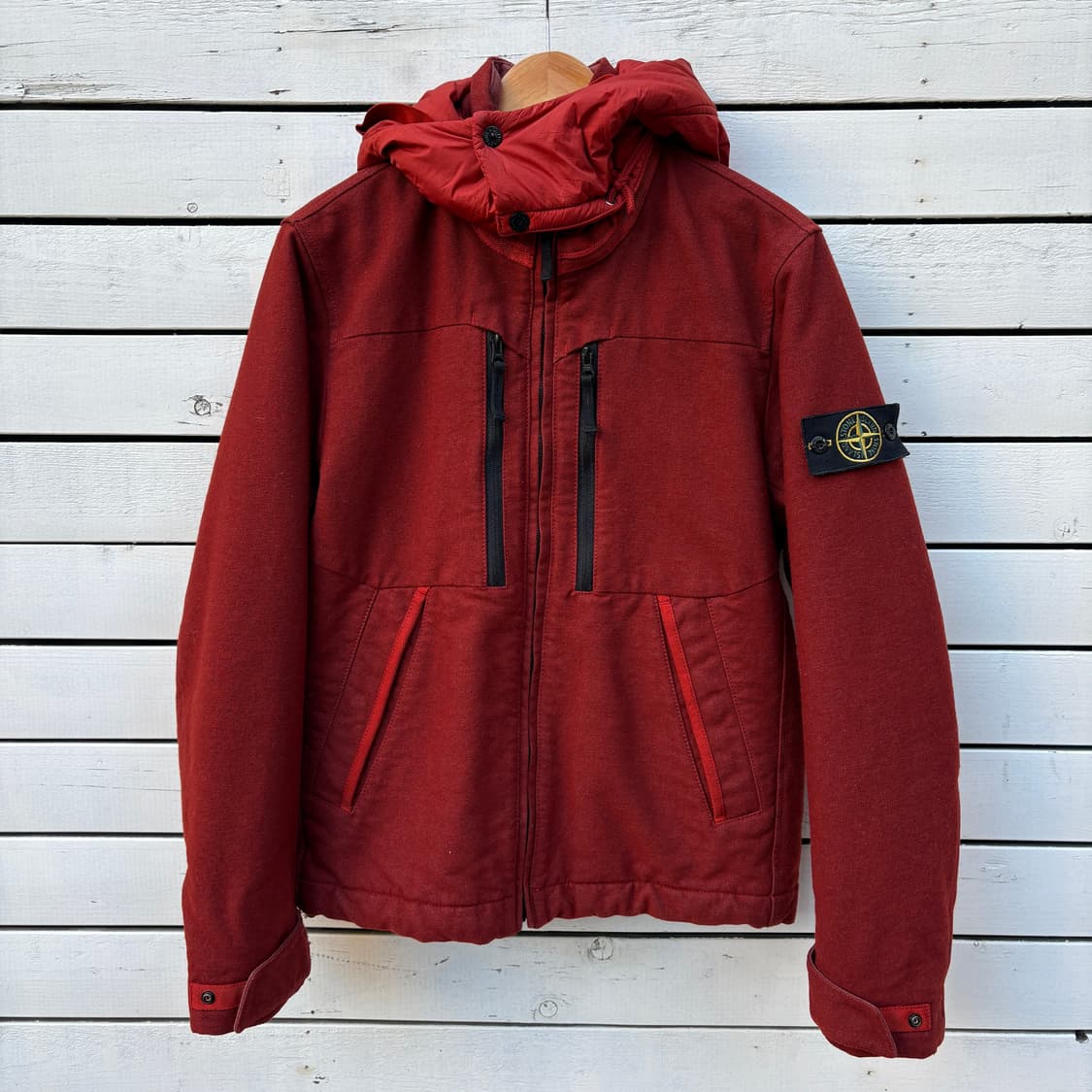 Stone Island 스톤아일랜드 후드 누빔 자켓 상품이미지1