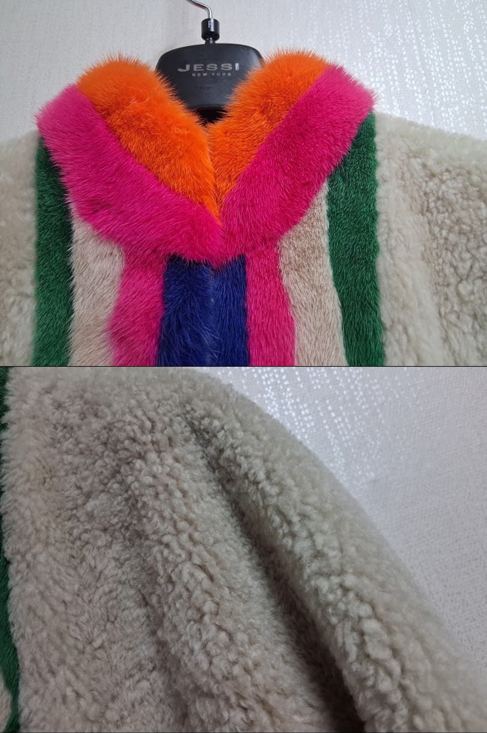 빈티지 미쏘니 밍크 시어링코트 사이즈 가슴88cm 5566
원산지 이탈리 상품이미지5