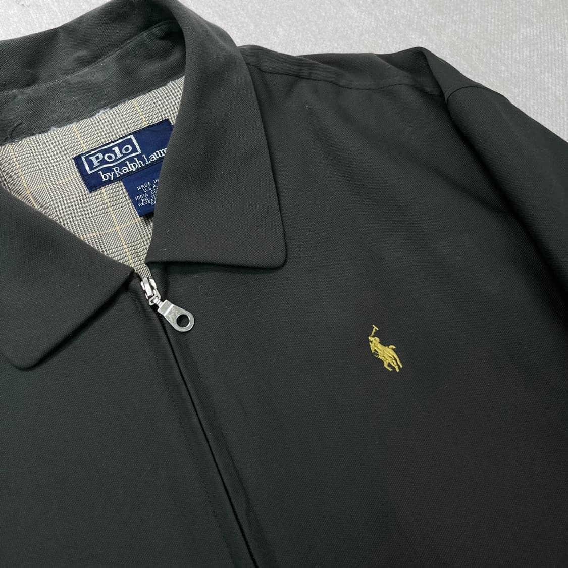 105 폴로 랄프로렌 90s 스몰로고 블루종 자켓 상품이미지2