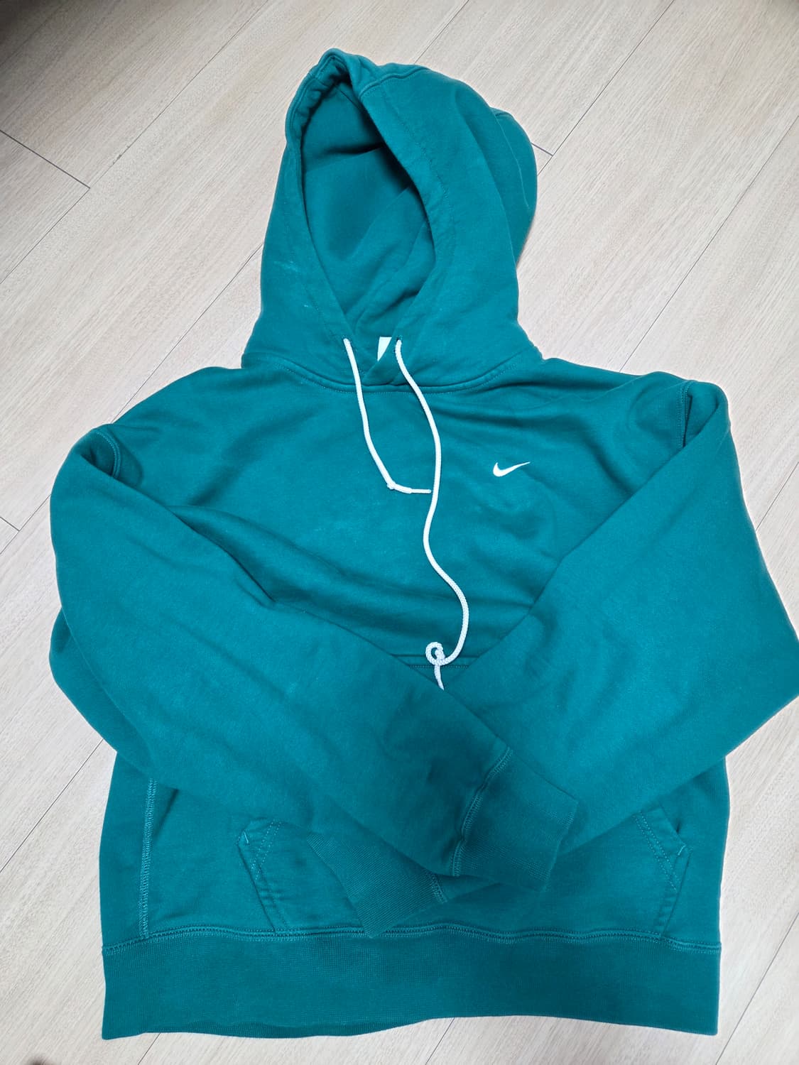 나이키 솔로 스우시 후드티 미스틱 그린 상품이미지1