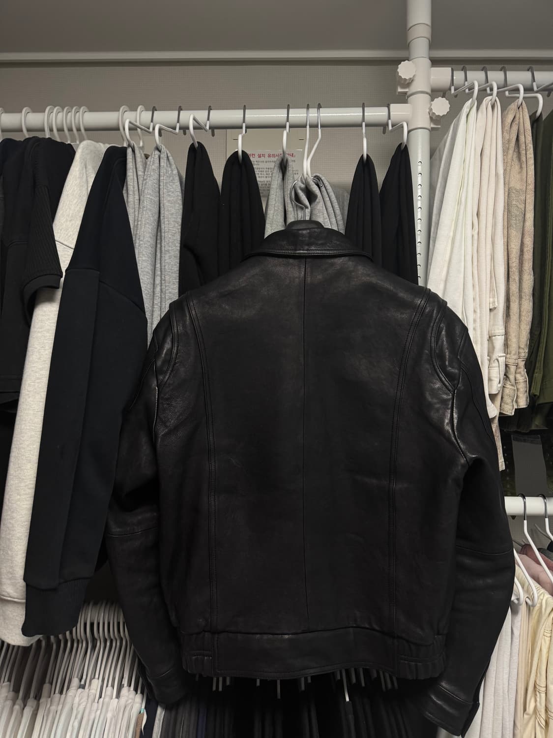 느외르라르메스 가죽자켓 46 상품이미지4