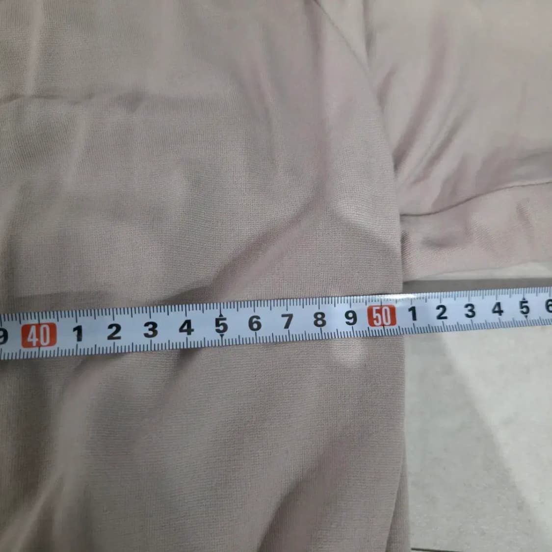 랑방 스포츠 베이지 배색 반팔 티셔츠 100 상품이미지6