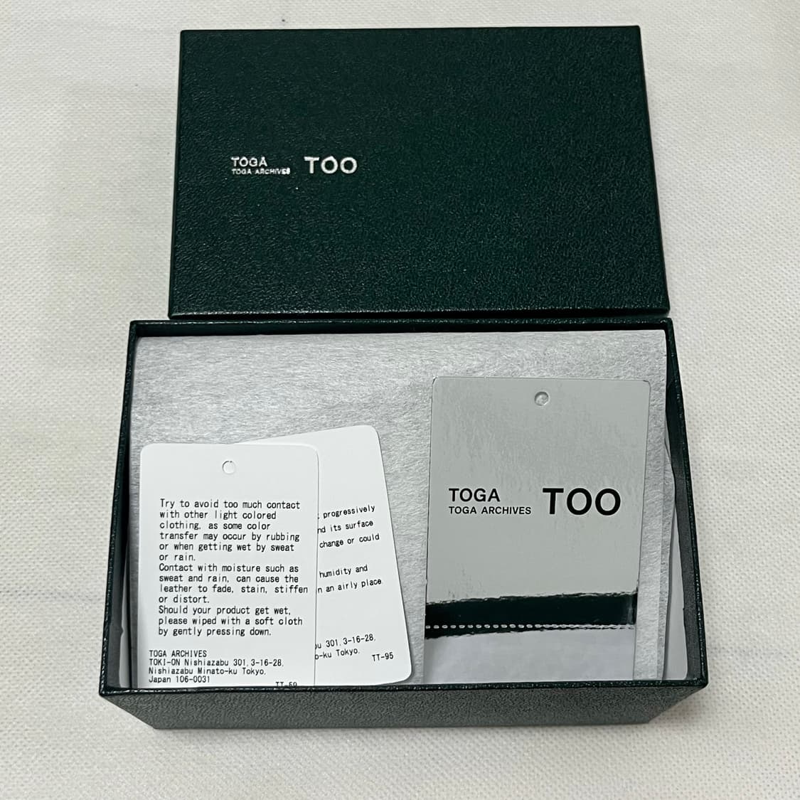 토가 TOGA 26ss 링 메탈 카드지갑/블랙 상품이미지5
