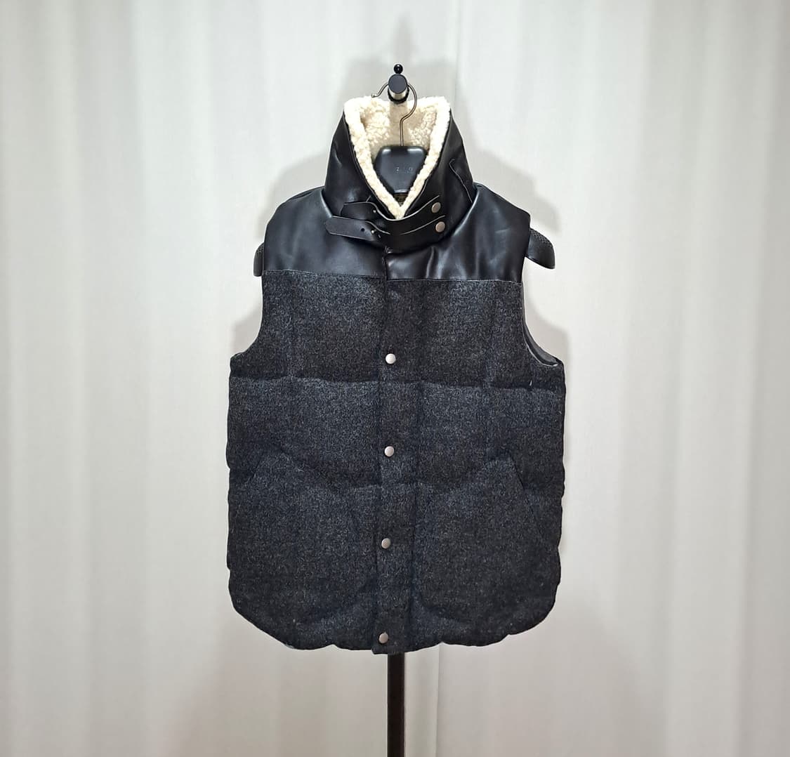 (택포) 펜필드 울 가죽 다운 베스트 L B140 상품이미지1