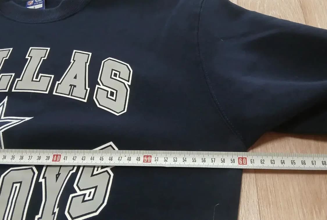 (새제품) NFL 댈러스 카우보이즈 기모 맨투맨 L 사이즈 상품이미지7