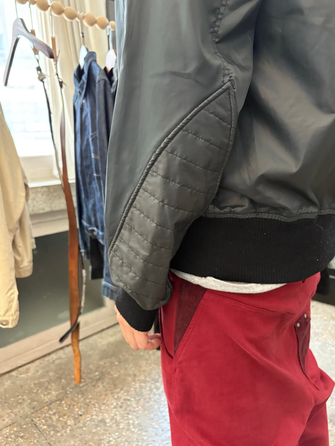 80s Issey Miyake Skyline 봄버자켓 상품이미지5