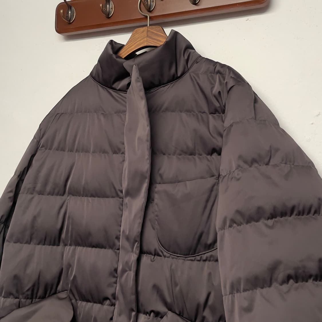 유니클로 X J+ (우먼) 덕 다운 브라운 패딩 자켓 상품이미지2