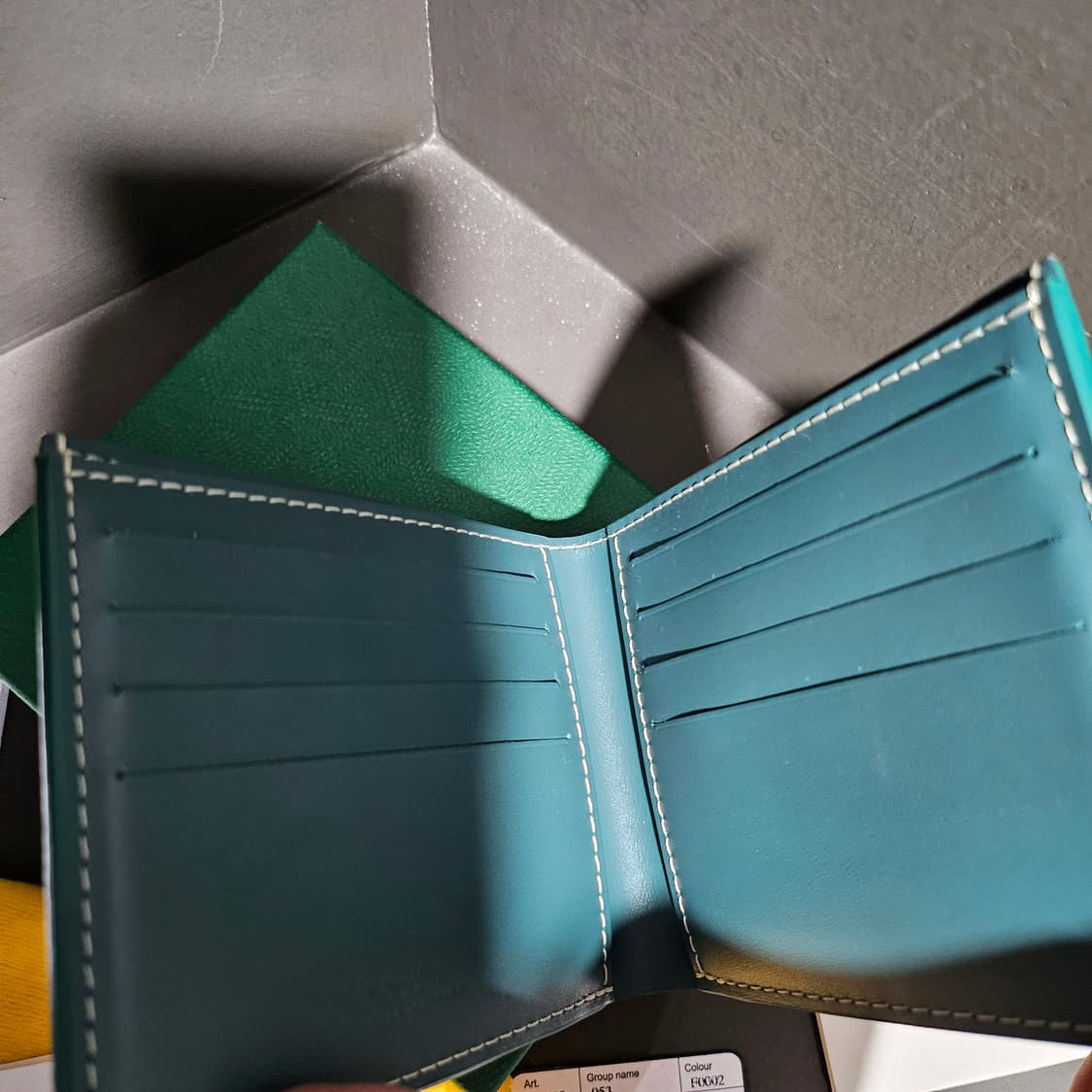 고야드 빅투아르 지갑 그린 상품이미지4