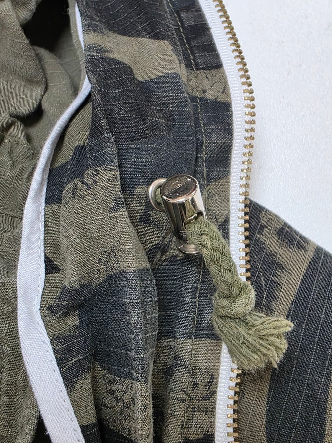 에고이스트 빈티지 밀리터리 카모플라쥬 오네갸루 야상 베스트조끼 상품이미지6