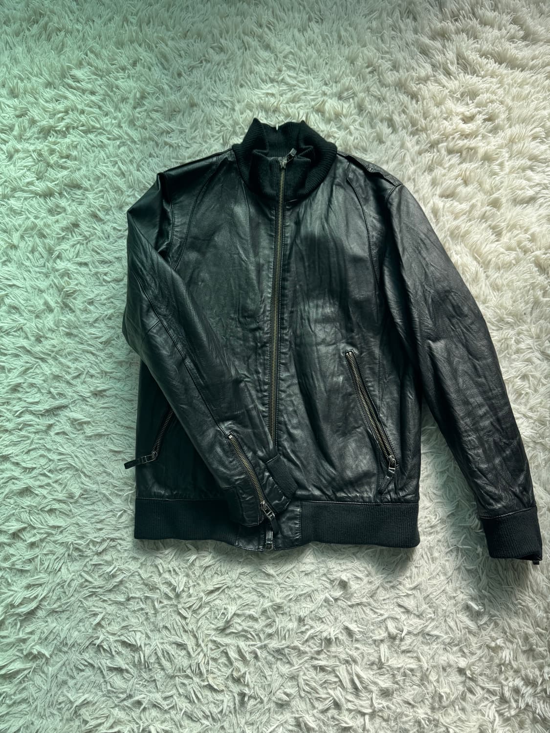 유나이티드 애로우즈 가죽 자켓 L 상품이미지2