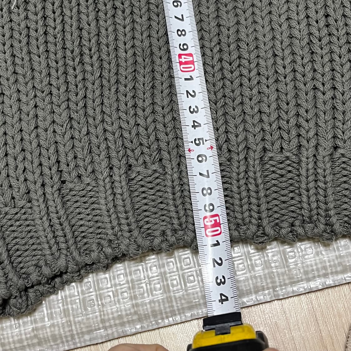 마뗑킴 그레이 니트 free 상품이미지6