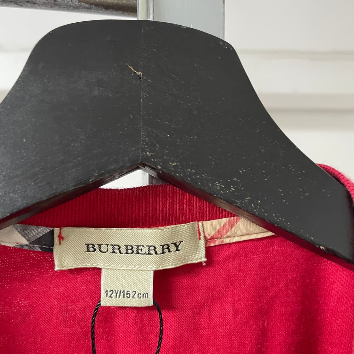 버버리 반팔 티셔츠 레드 12(W) 상품이미지4