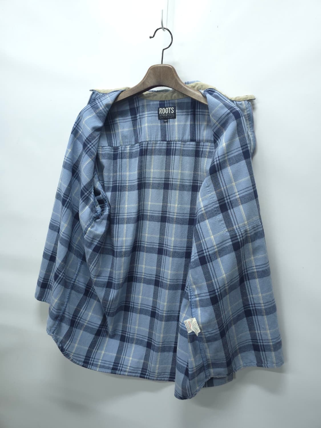 루츠(ROOTS) 오버핏 지퍼 체크 셔츠자켓 ( 105~110 ) 상품이미지9