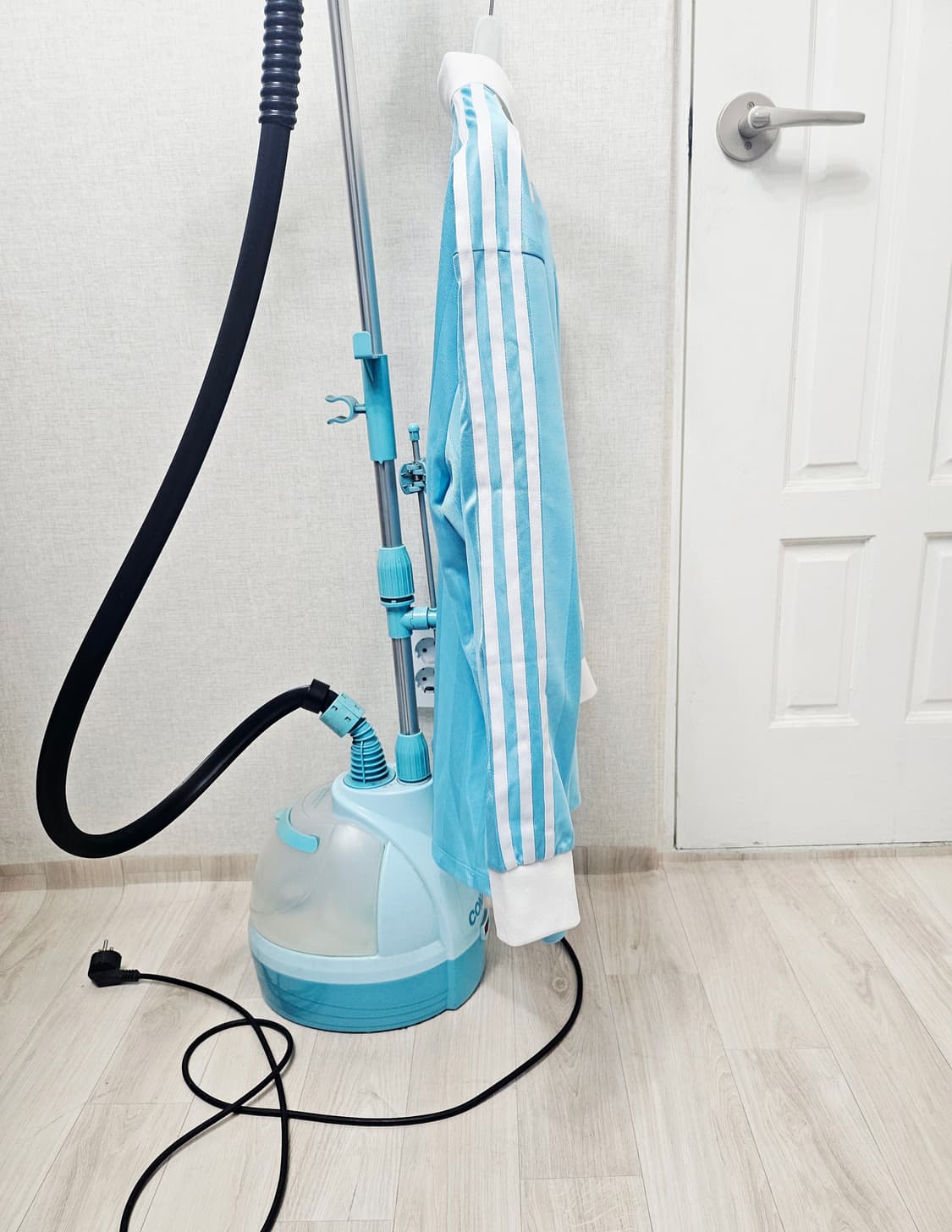 (95~100)M-L☆초대장급☆아디다스파이어버드싸커[아쿠아]롱슬리브긴팔티 상품이미지6