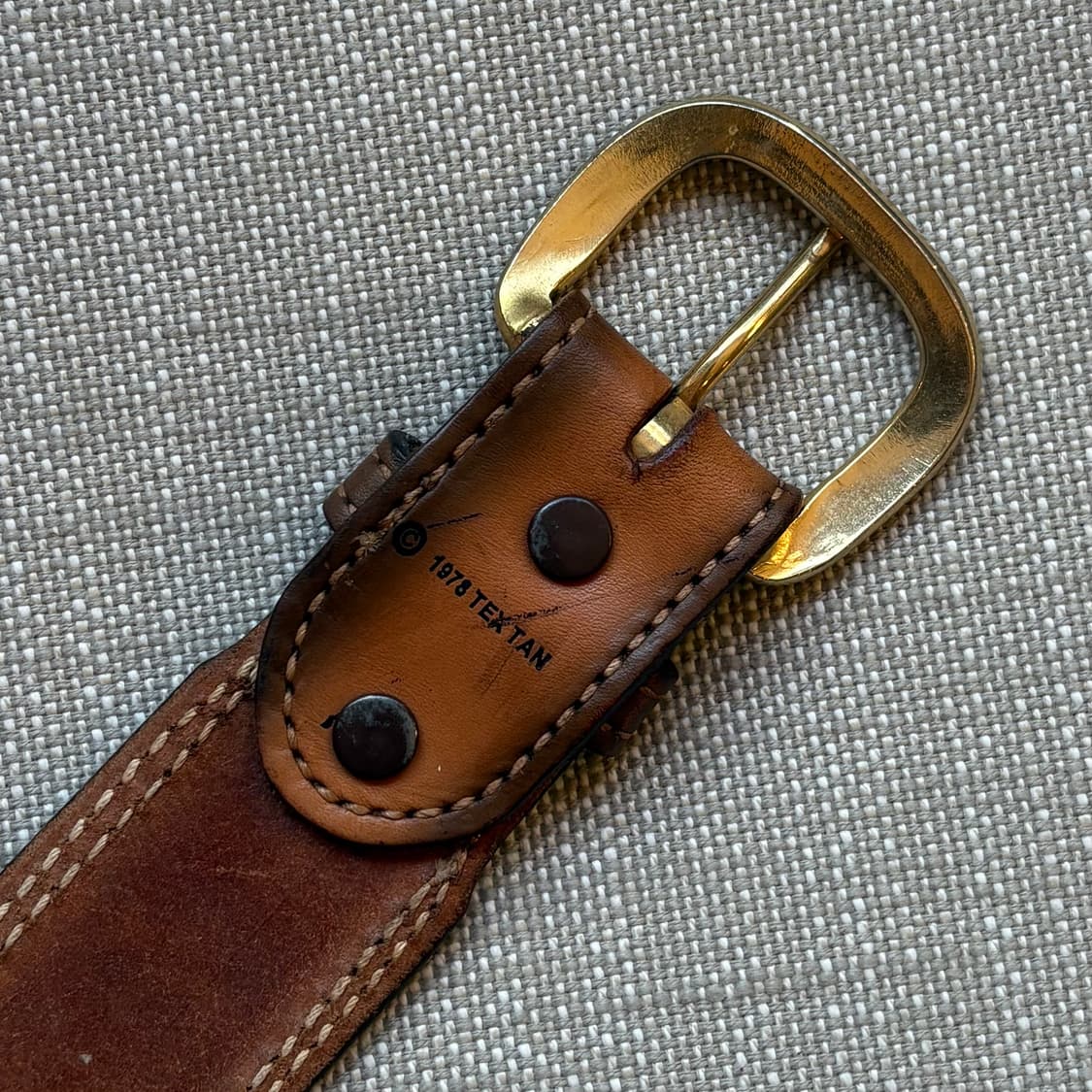[24] 70s USA TEX TAN 카빙 레더 웨스턴 벨트 상품이미지8