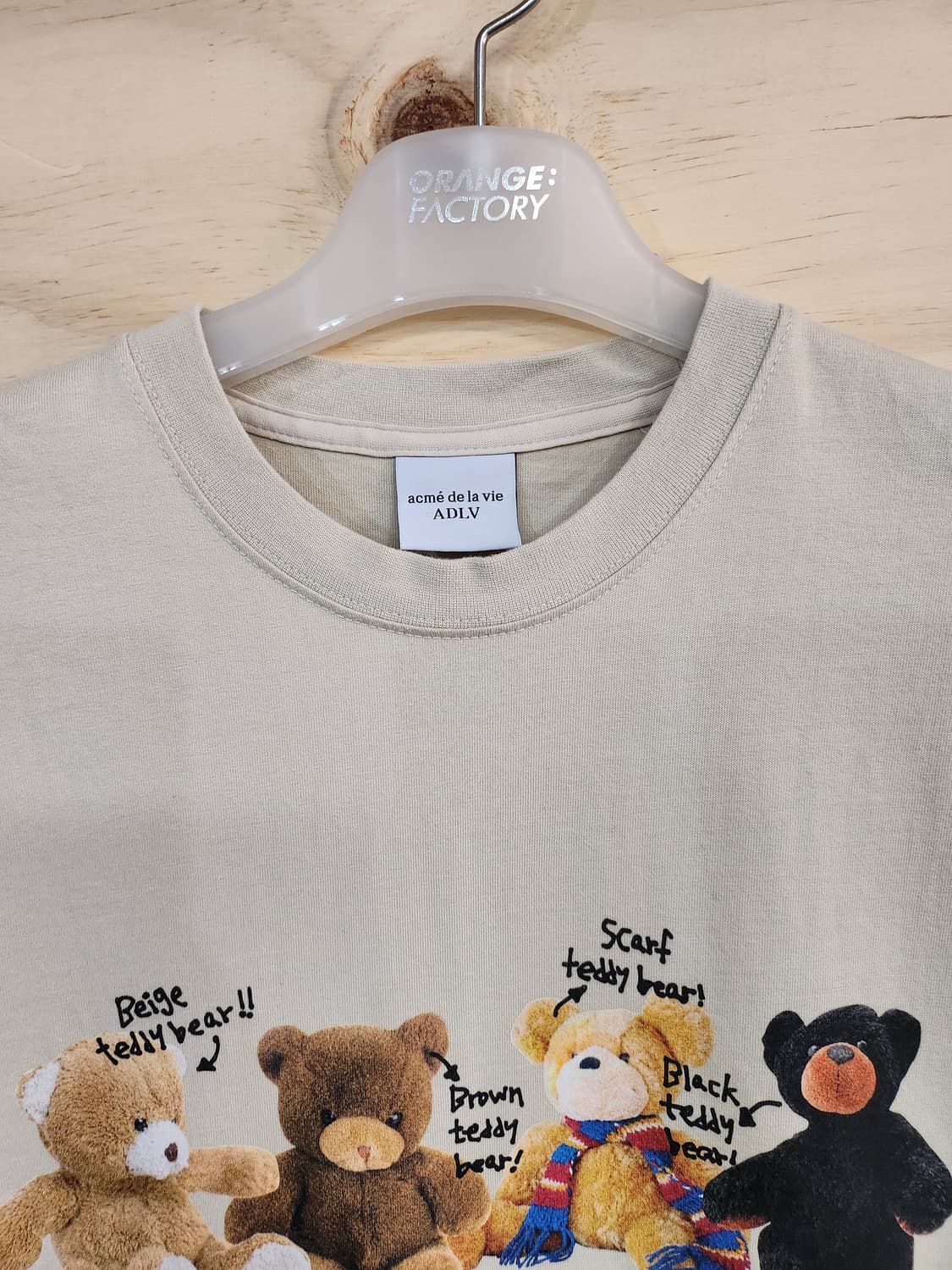 433) ADLV 아크메드라비 테디베어 돌 프렌즈 반팔티 상품이미지4