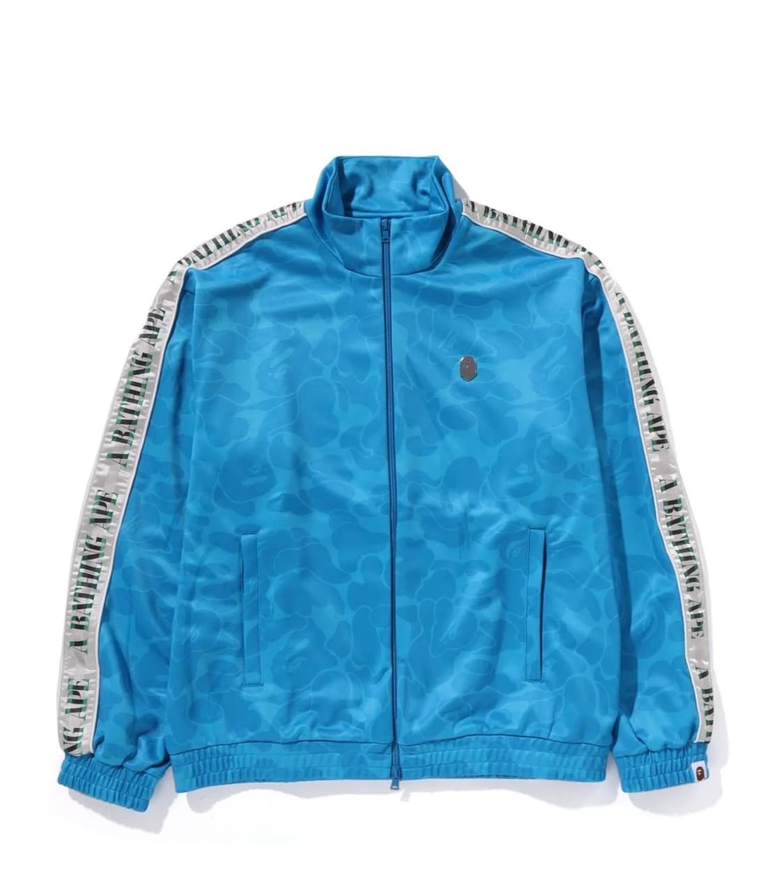 베이프 솔리드 카모 자카드 원 포인트 트랙탑 상품이미지1