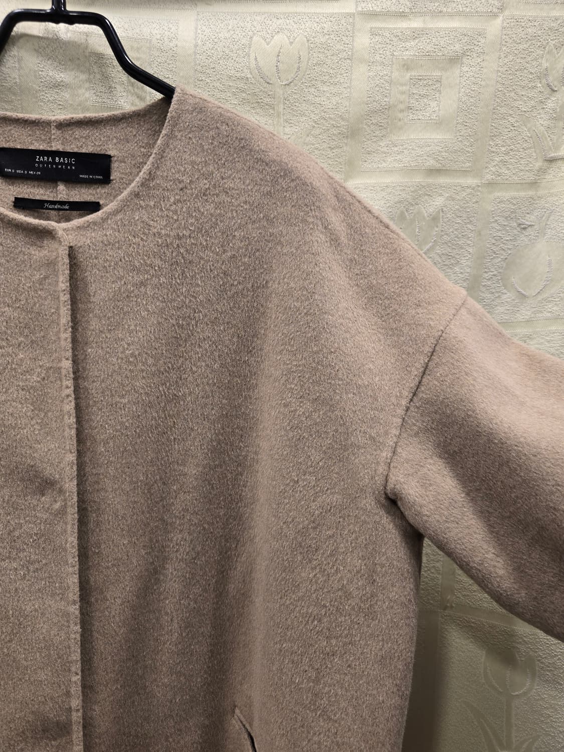자라 베이직 핸드메이드 울 코트 S~M 상품이미지3