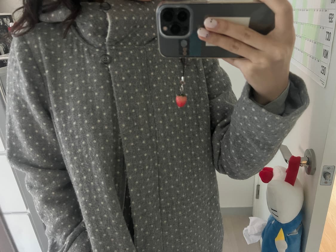 그레이 도트 자켓 상품이미지2