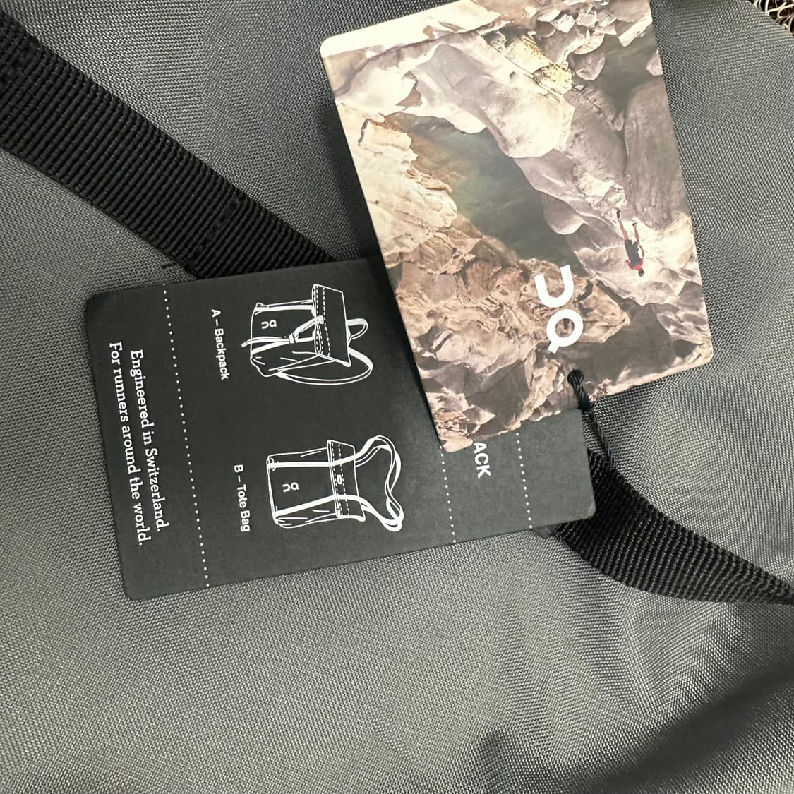 [새상품] On Running 온러닝 경량 백팩 그레이 상품이미지9