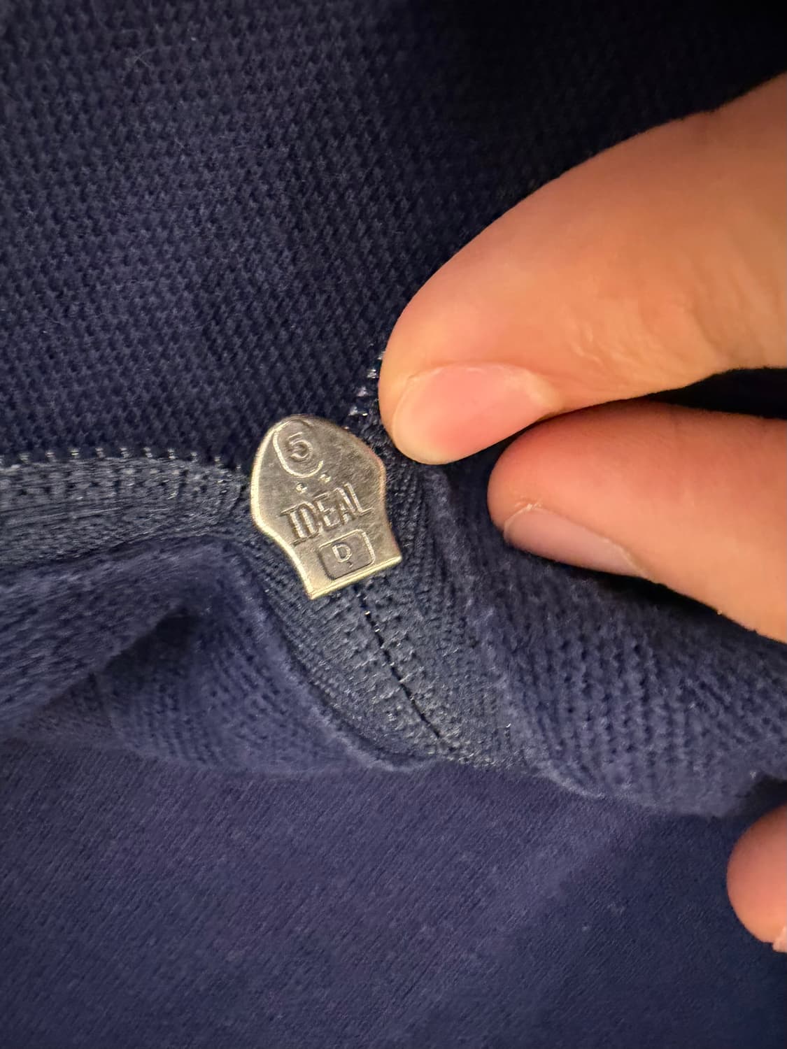 폴로 랄프로렌 빅포니 치프키프 코튼 집업 져지 네이비 상품이미지4