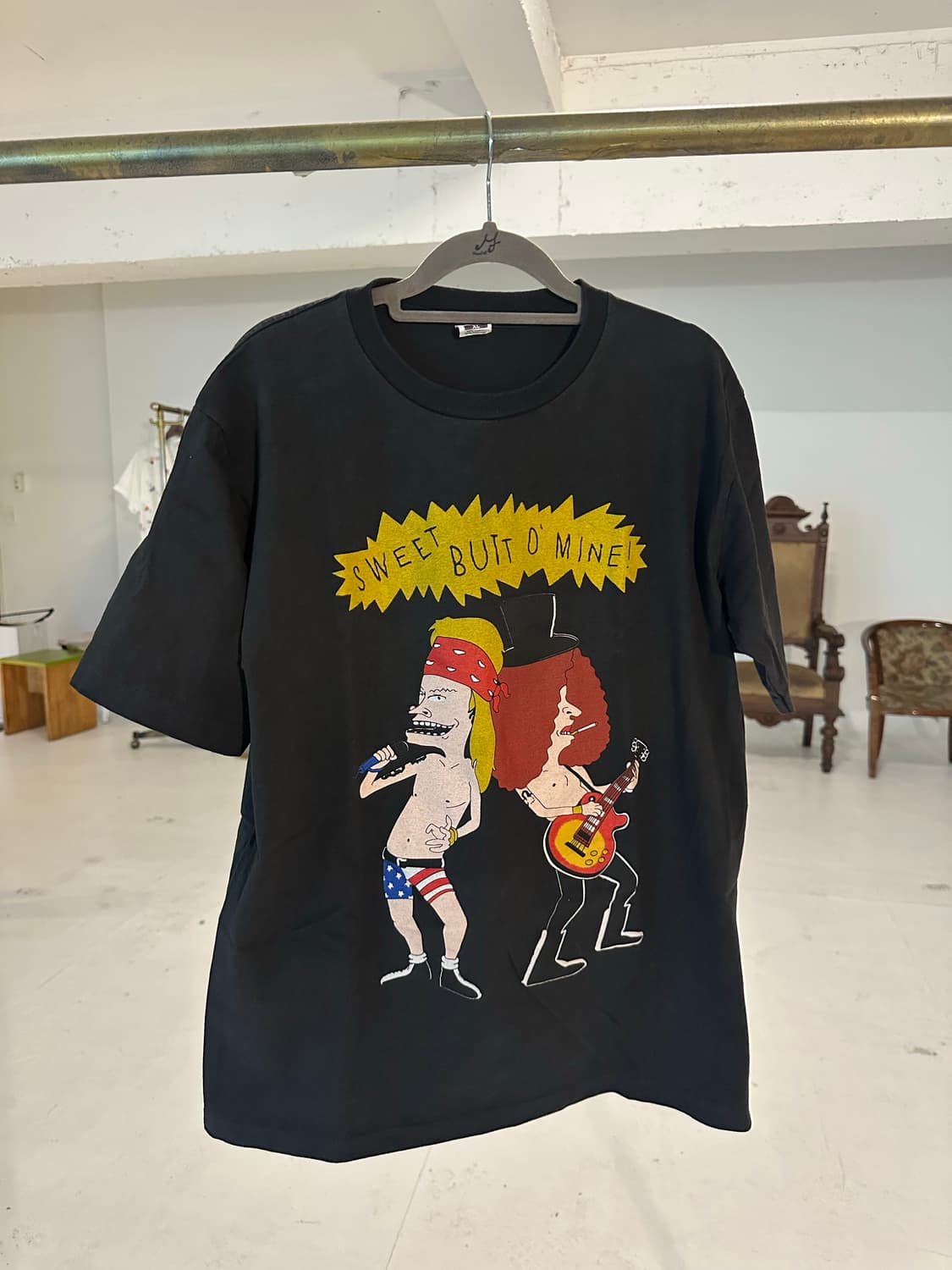 빈티지 락티 밴드티 비비스 벗헤드 상품이미지1