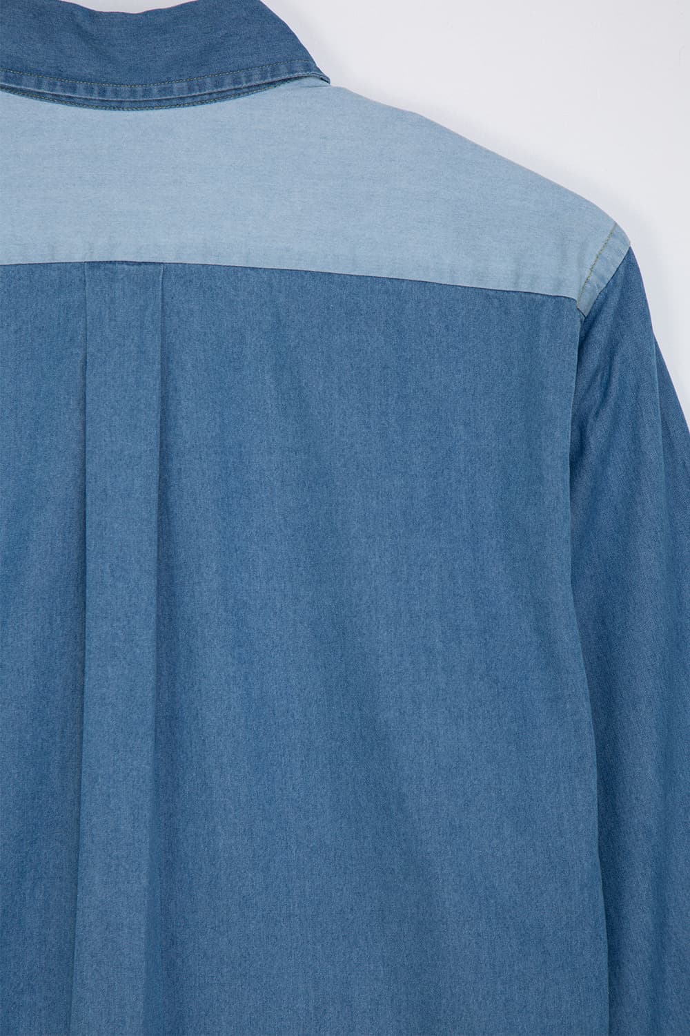 드레익스 패치워크 투 포켓 데님 워크 셔츠 S사이즈 상품이미지5