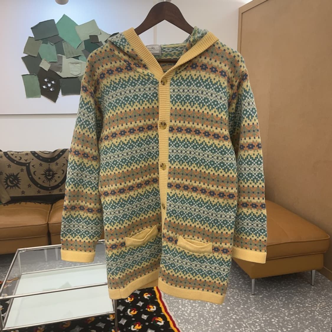 언더우드 대장급 모리걸 여리 키치 에스닉 후드 가디건 100 C07251 상품이미지3