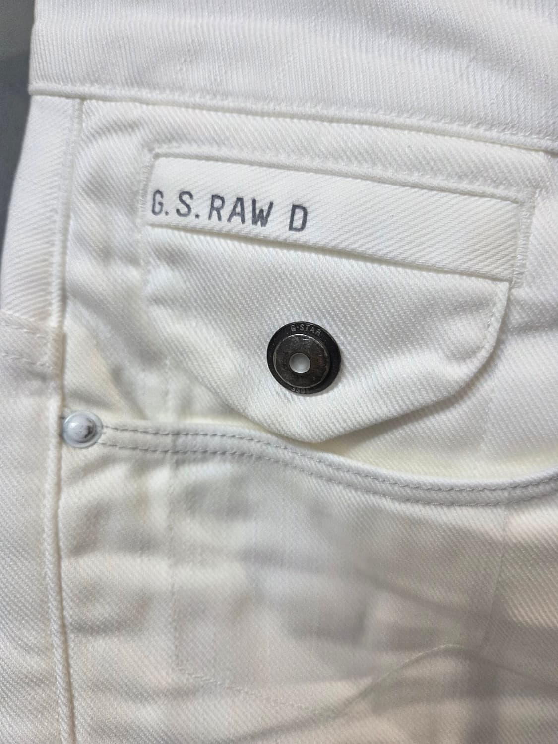 G-STAR RAW 화이트 데님 팬츠(W33/L32) 상품이미지3